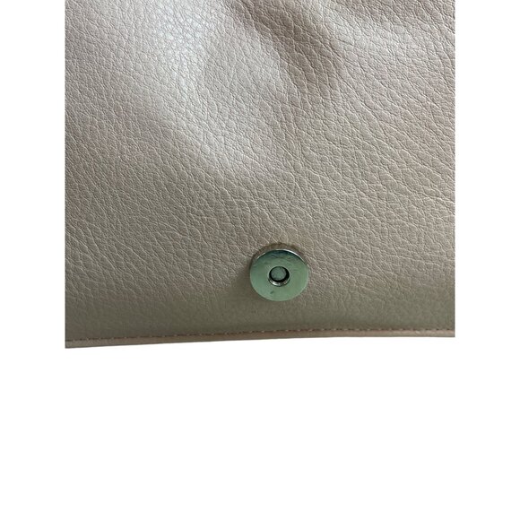 Hallhuber Women's Pink With Chain Strap Vegan Leather Elegant Evening Clutch Sz - Picture 9 of 12